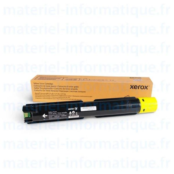 Cartouche de toner Xerox - Couleur jaune - Réf : 006R01454 - Consommable d'origine
Rendement : Jusqu'à 15000 pages