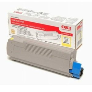 Toner Original Oki 43324421 - Jaune