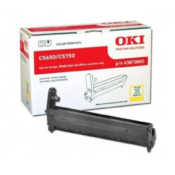 Tambour de numérisation d'images Original Oki 43870005 LED - Jaune