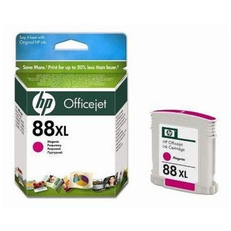 Cartouche jet d'encre HP 88XL - Réf : C9392AE - Magenta - Consommable d'origine